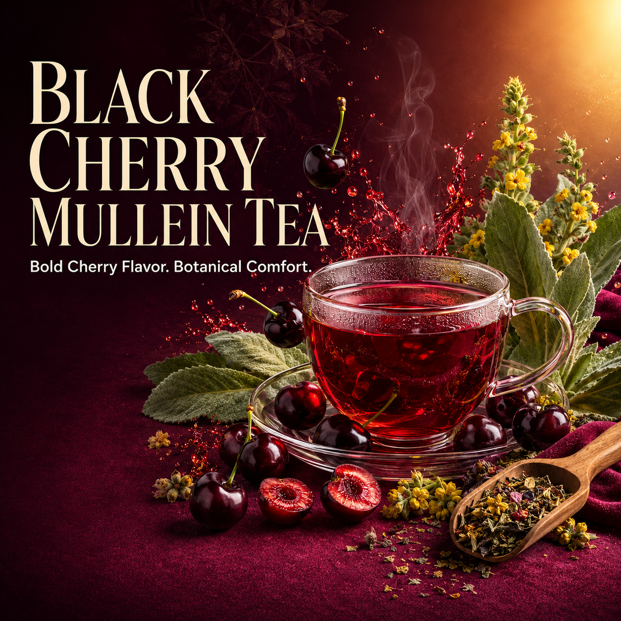 Black Cherry favored Mullein